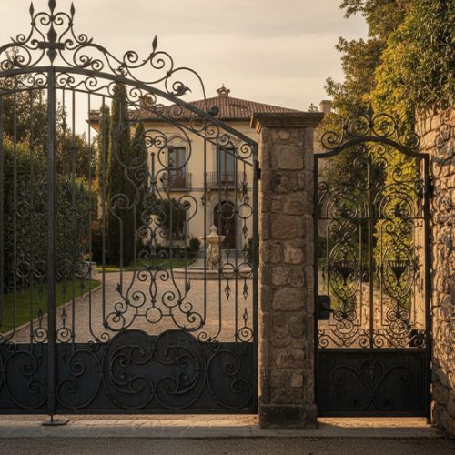 Velike i male kapije od kovanog gvožđa