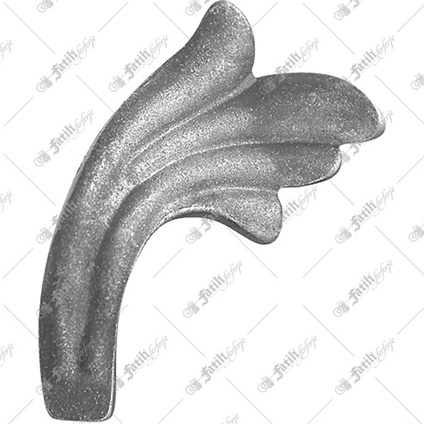 Kovani cvetovi listovi 19351-R Desno