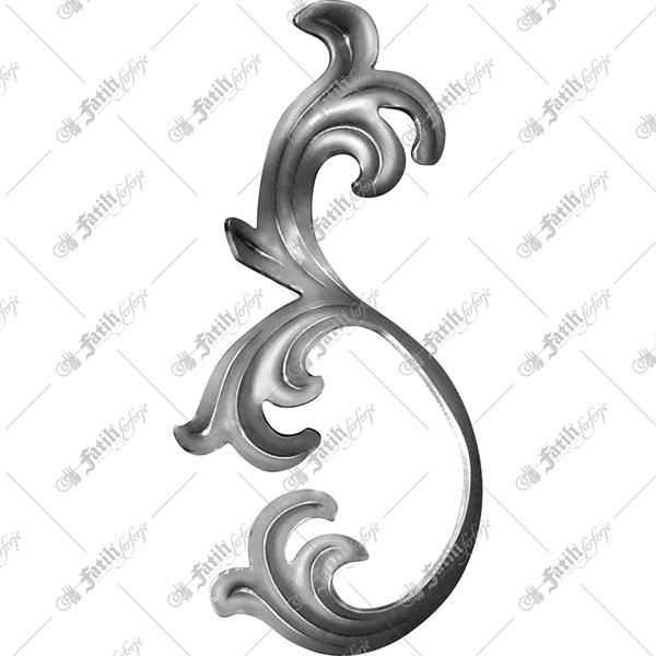 Kovani cvetovi listovi 19365-R Desno